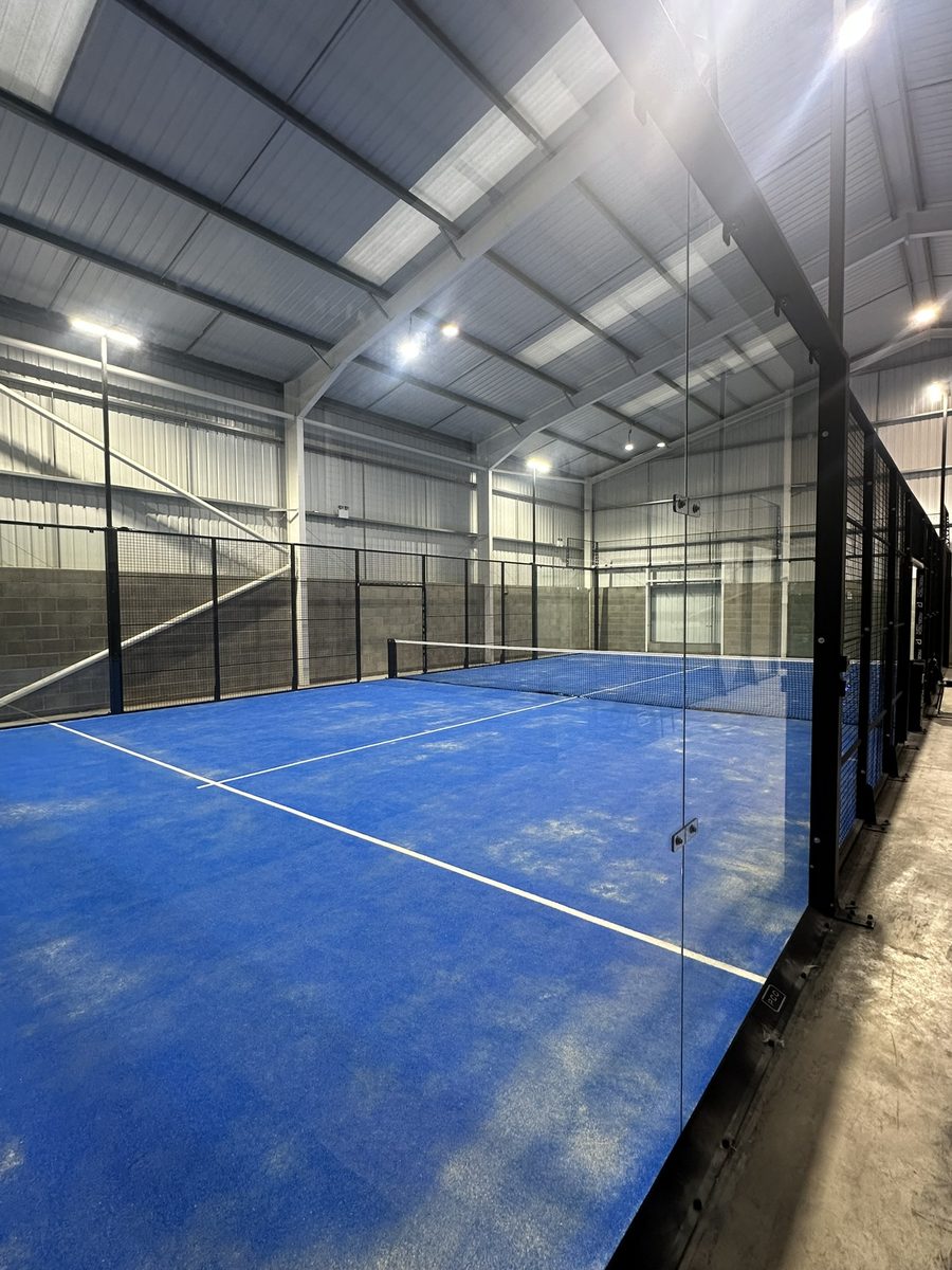 Commercial sports lighting installation