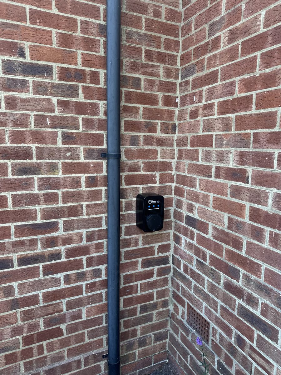 Domestic EV charger installation by SEM Electrical